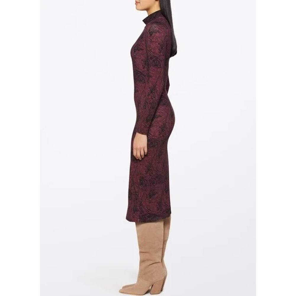Ted Baker Elonar High Neck Printed Bodycon Dress 0 NWT - Picture 9 of 11